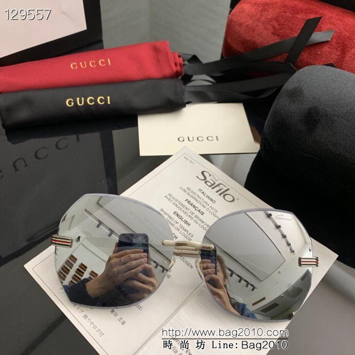 GUCCI古馳 女士圓框太陽鏡 完美品質 獨特設計 適合各種臉型 經典太陽鏡   lly1452